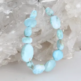 AAA LARIMAR Beads Mixed Shapes 6