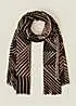 Accessorize Geometric Print Scarf