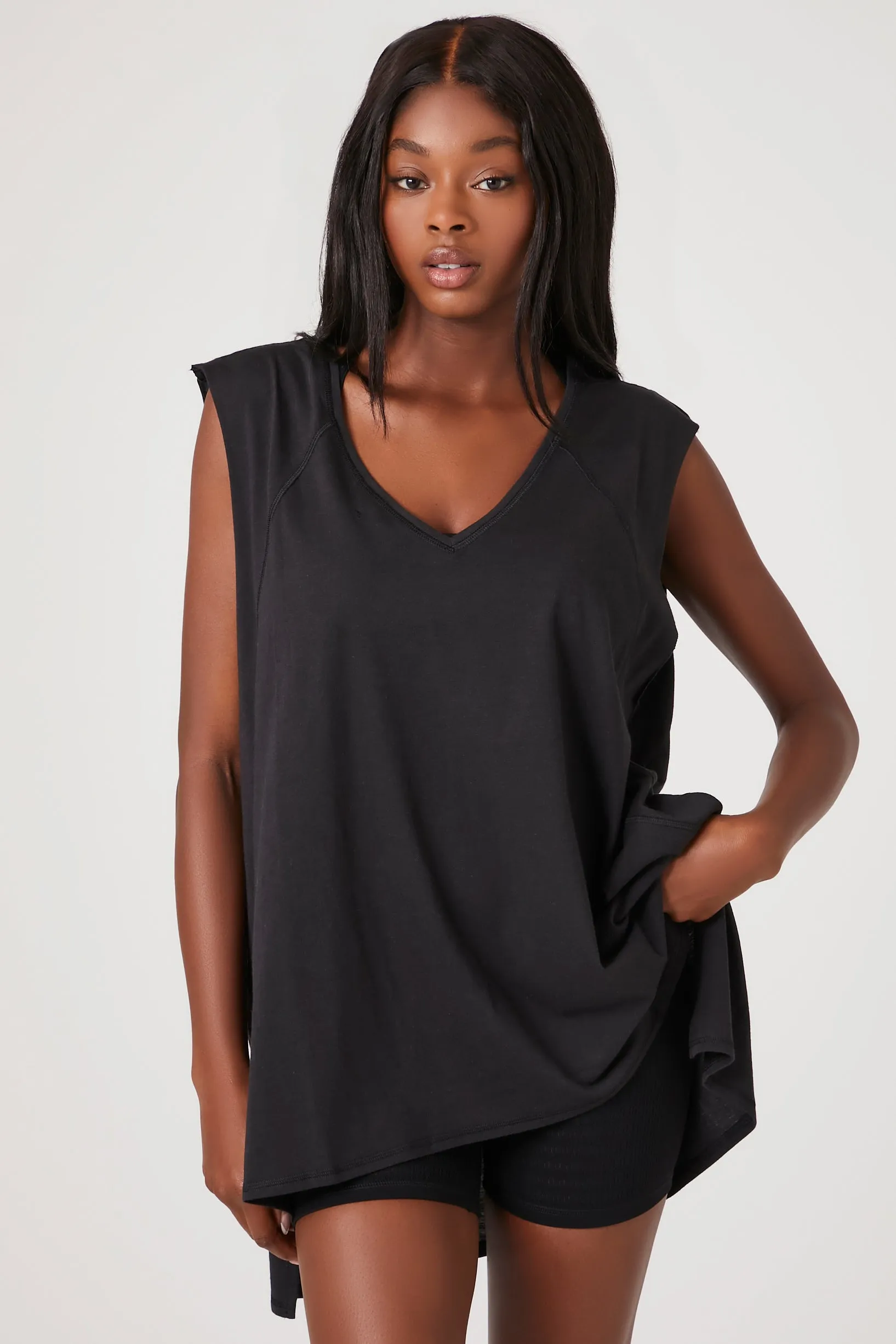 Active Oversized Muscle Tee