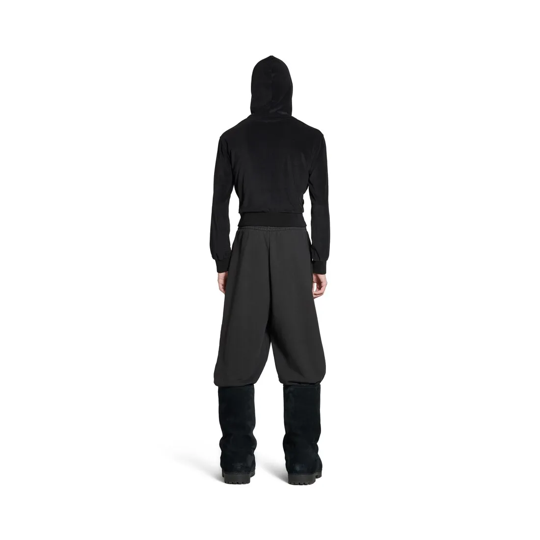      Activewear Baggy Sweatpants in Black 