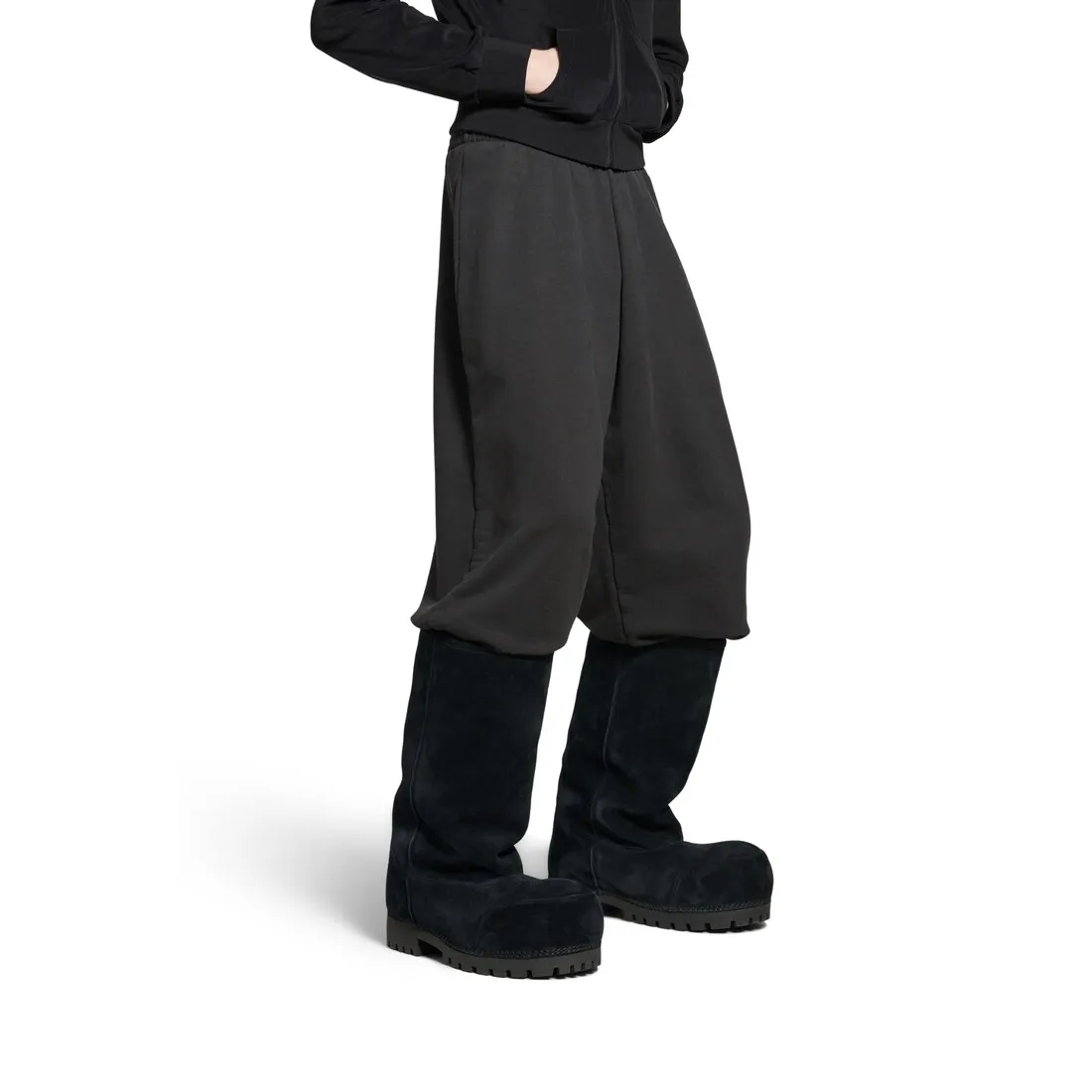      Activewear Baggy Sweatpants in Black 