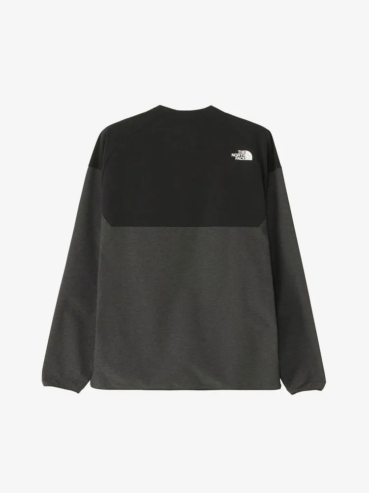 Agnes b  |Crew Neck Nylon Street Style Long Sleeves Plain