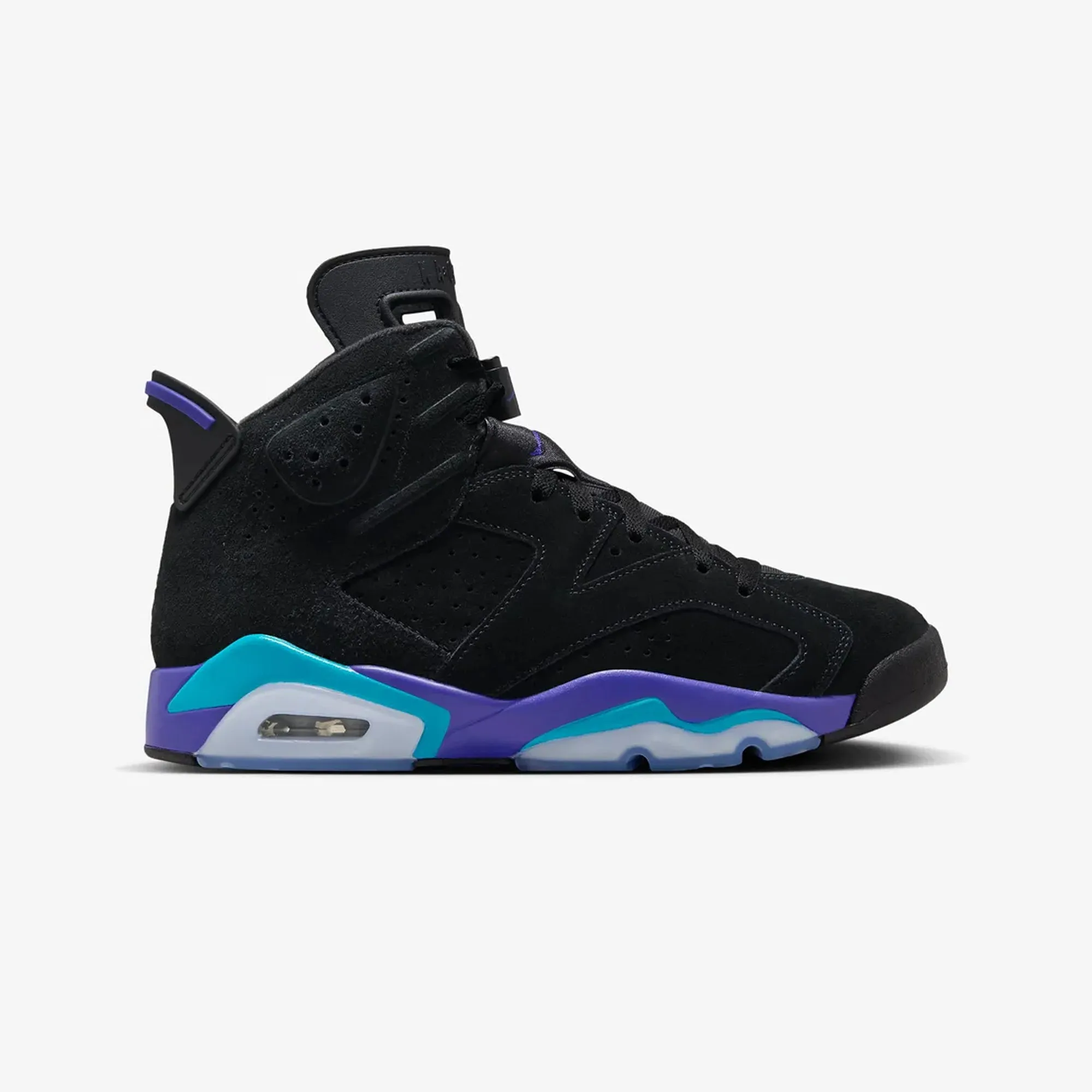 AIR JORDAN 6 RETRO 'BLACK/BRIGHT CONCORD-AQUATONE'