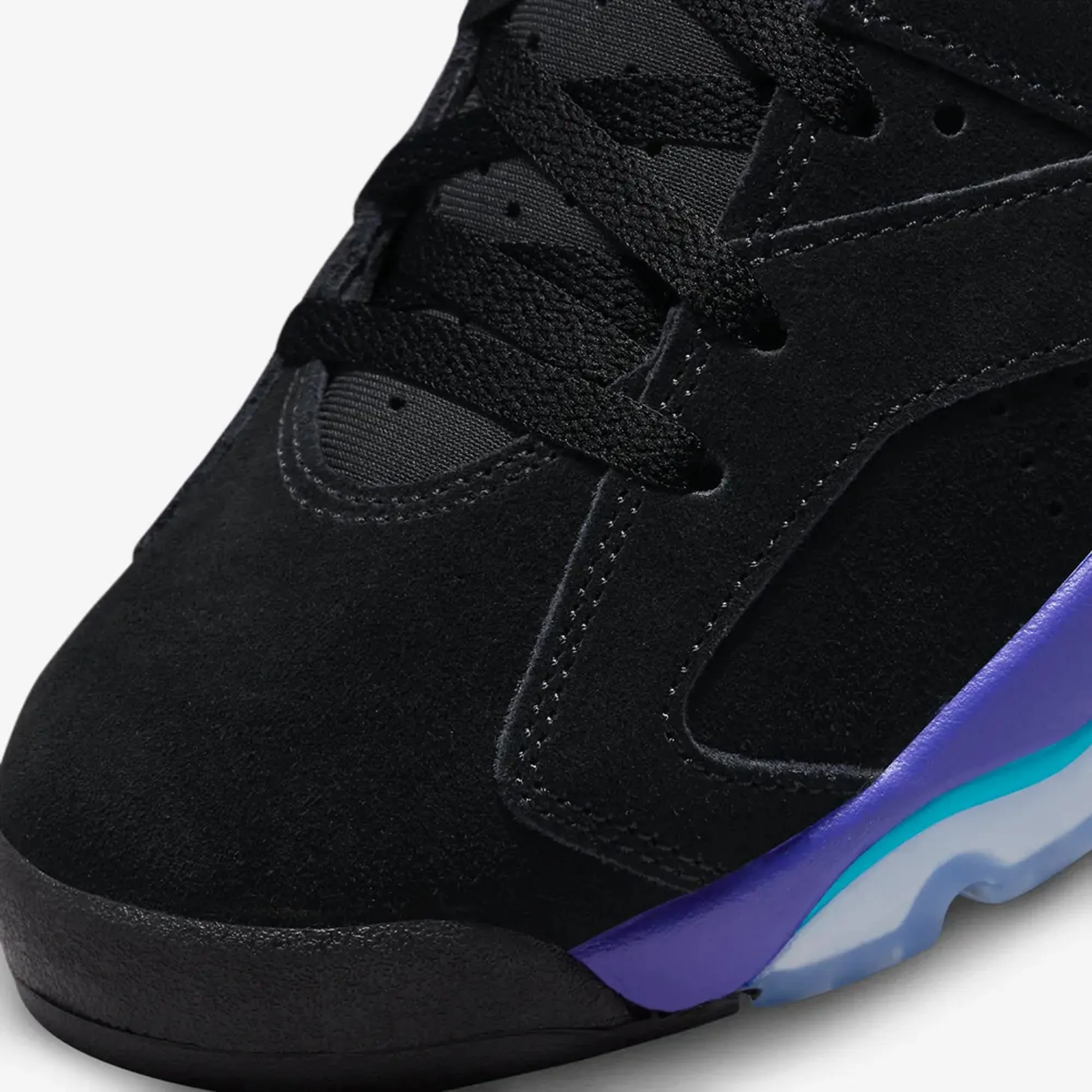 AIR JORDAN 6 RETRO 'BLACK/BRIGHT CONCORD-AQUATONE'