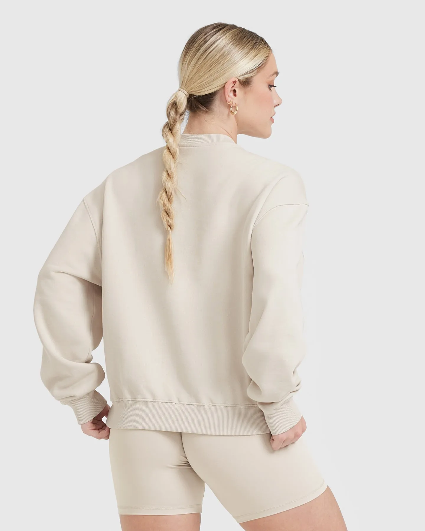 All Day Lightweight Oversized Sweatshirt | Sand