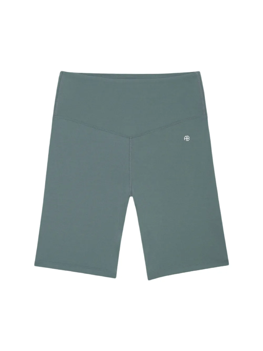 Anine Bing Blake Biker Short in Dark Sage