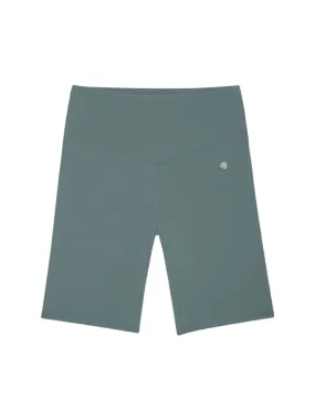 Anine Bing Blake Biker Short in Dark Sage