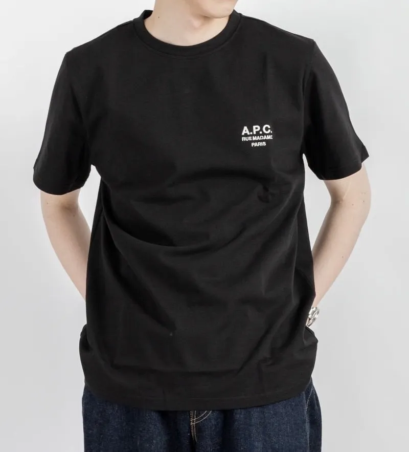 A.P.C.  |Crew Neck Pullovers Unisex Street Style Cotton Short Sleeves