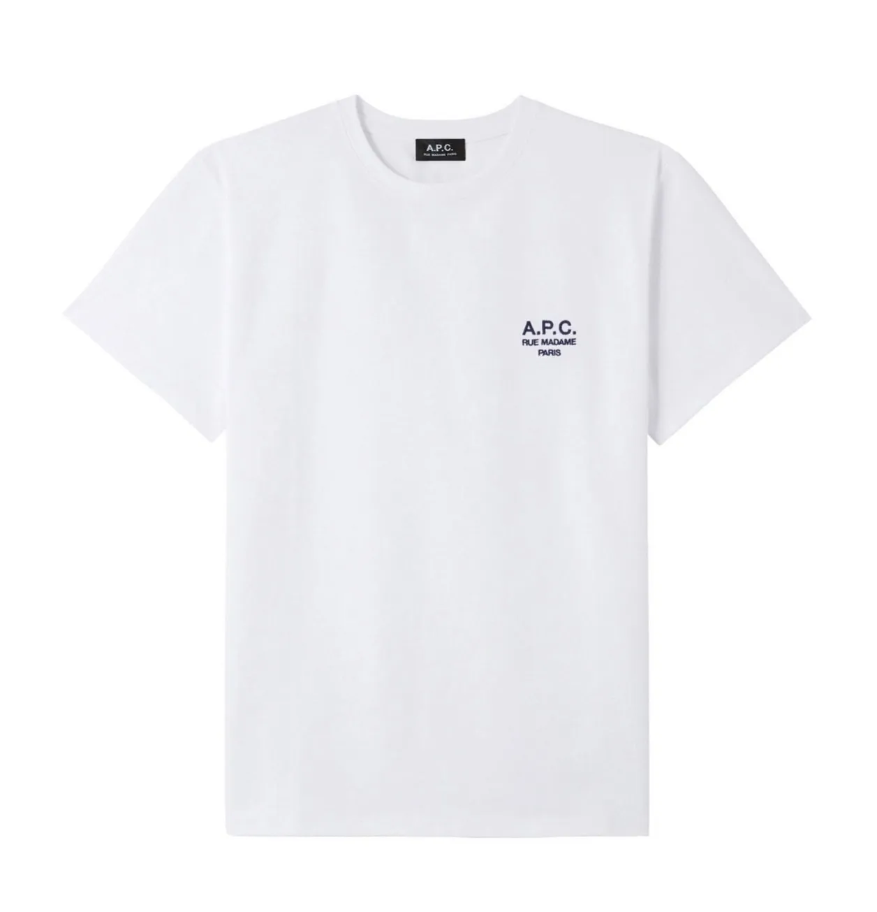 A.P.C.  |Crew Neck Pullovers Unisex Street Style Cotton Short Sleeves