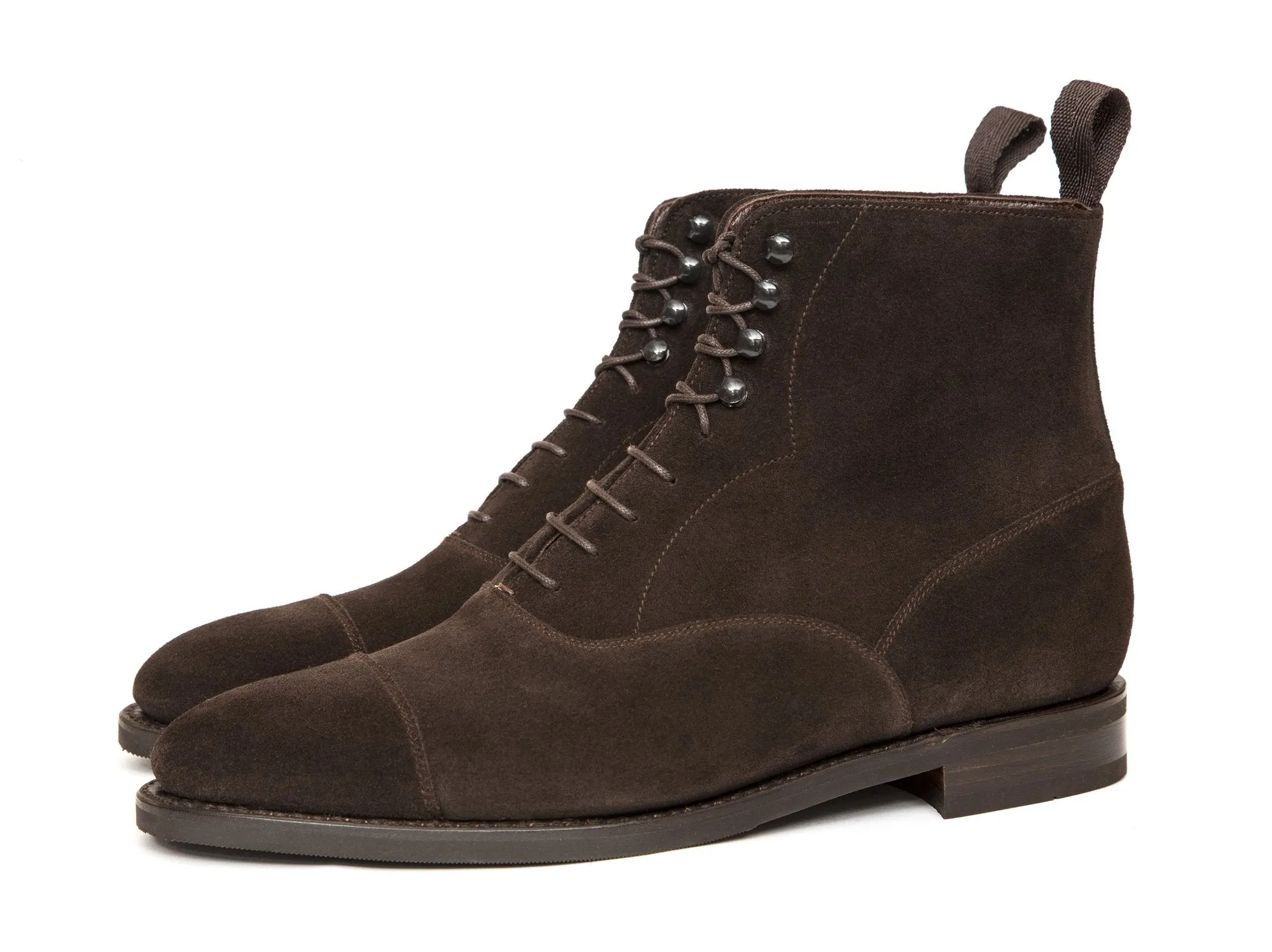 Ashworth - MTO - Dark Brown Suede - TMG Last - City Rubber Sole