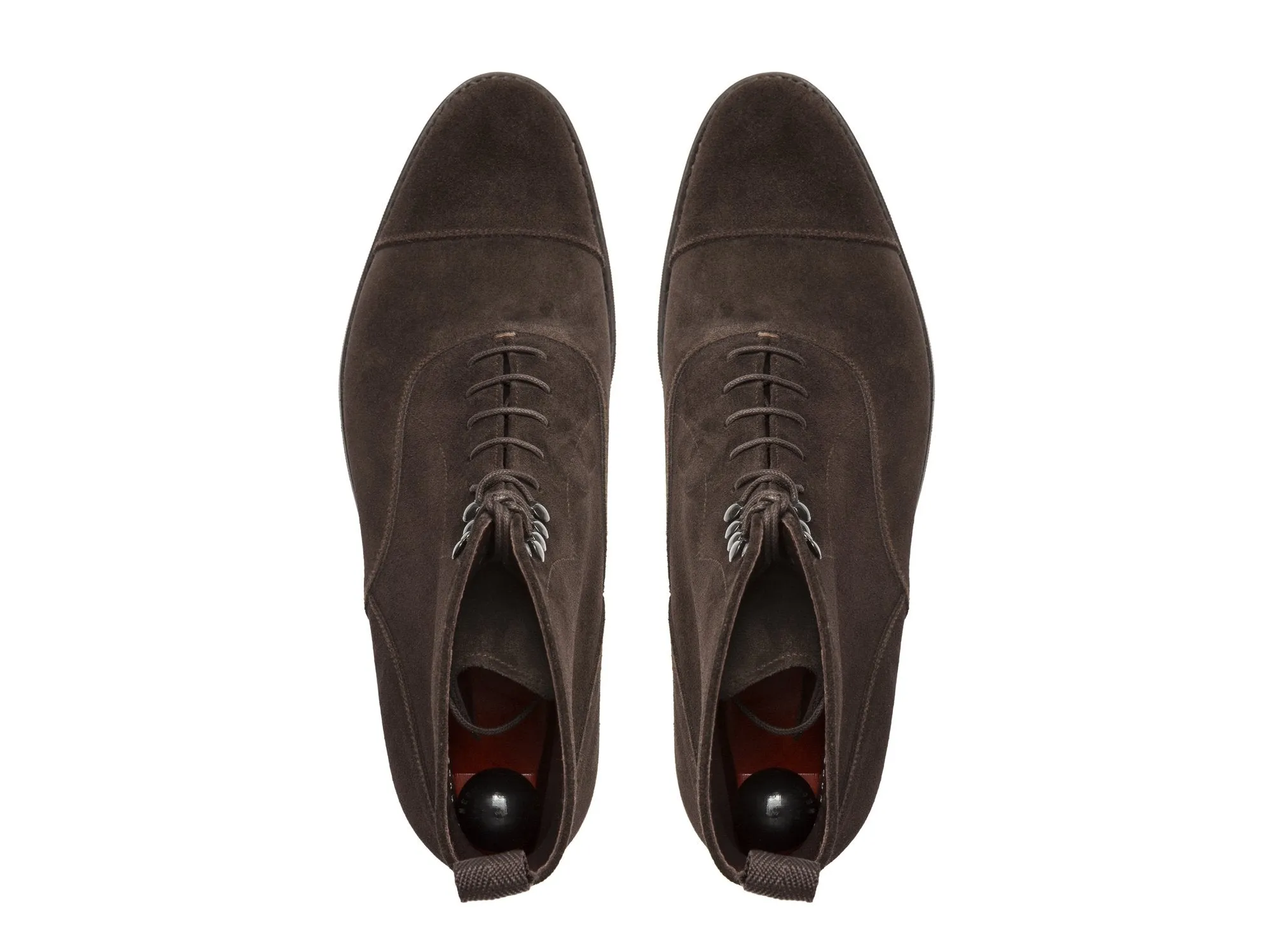 Ashworth - MTO - Dark Brown Suede - TMG Last - City Rubber Sole