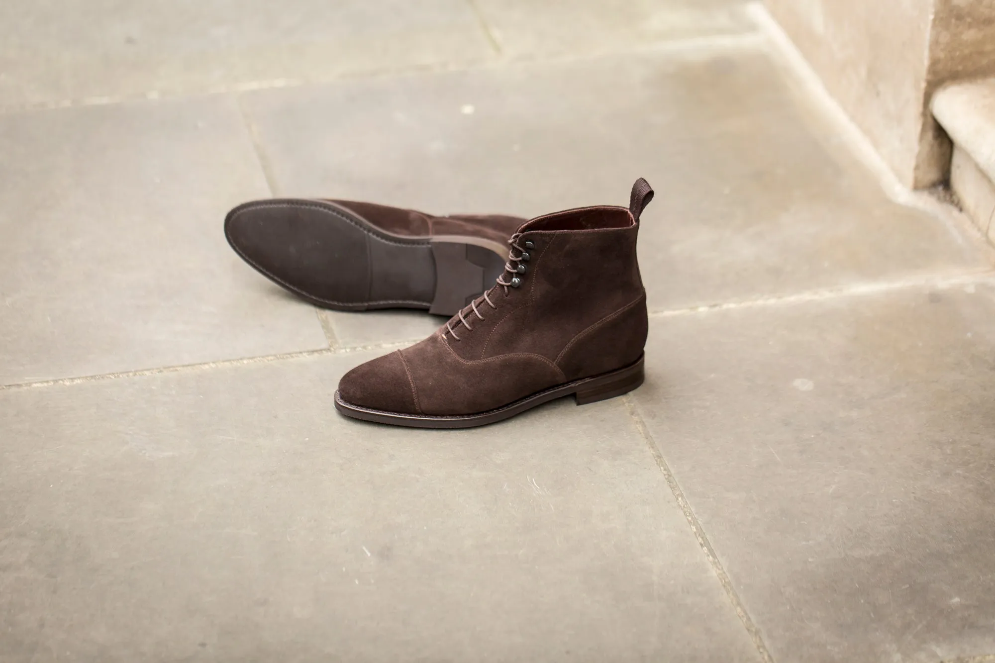 Ashworth - MTO - Dark Brown Suede - TMG Last - City Rubber Sole