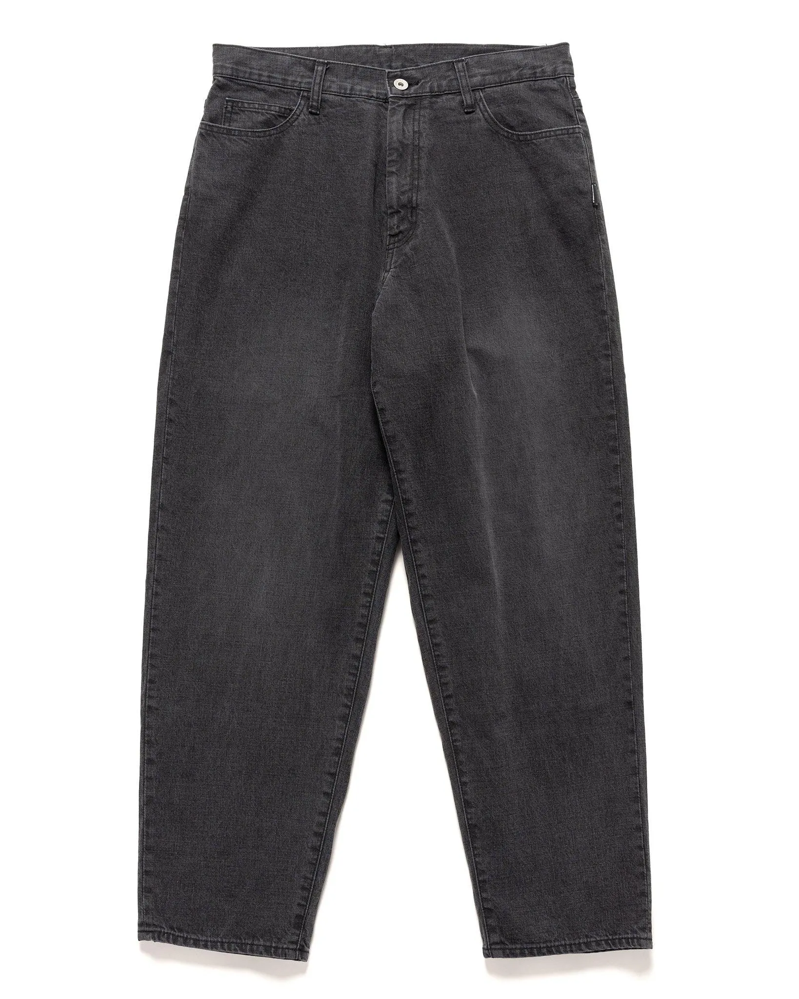 Baggysilhouette Denim Pants Black