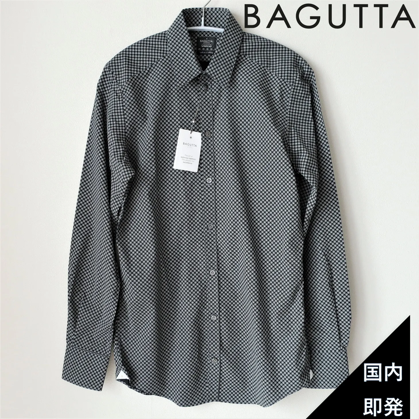 BAGUTTA  |Dots Long Sleeves Cotton Shirts