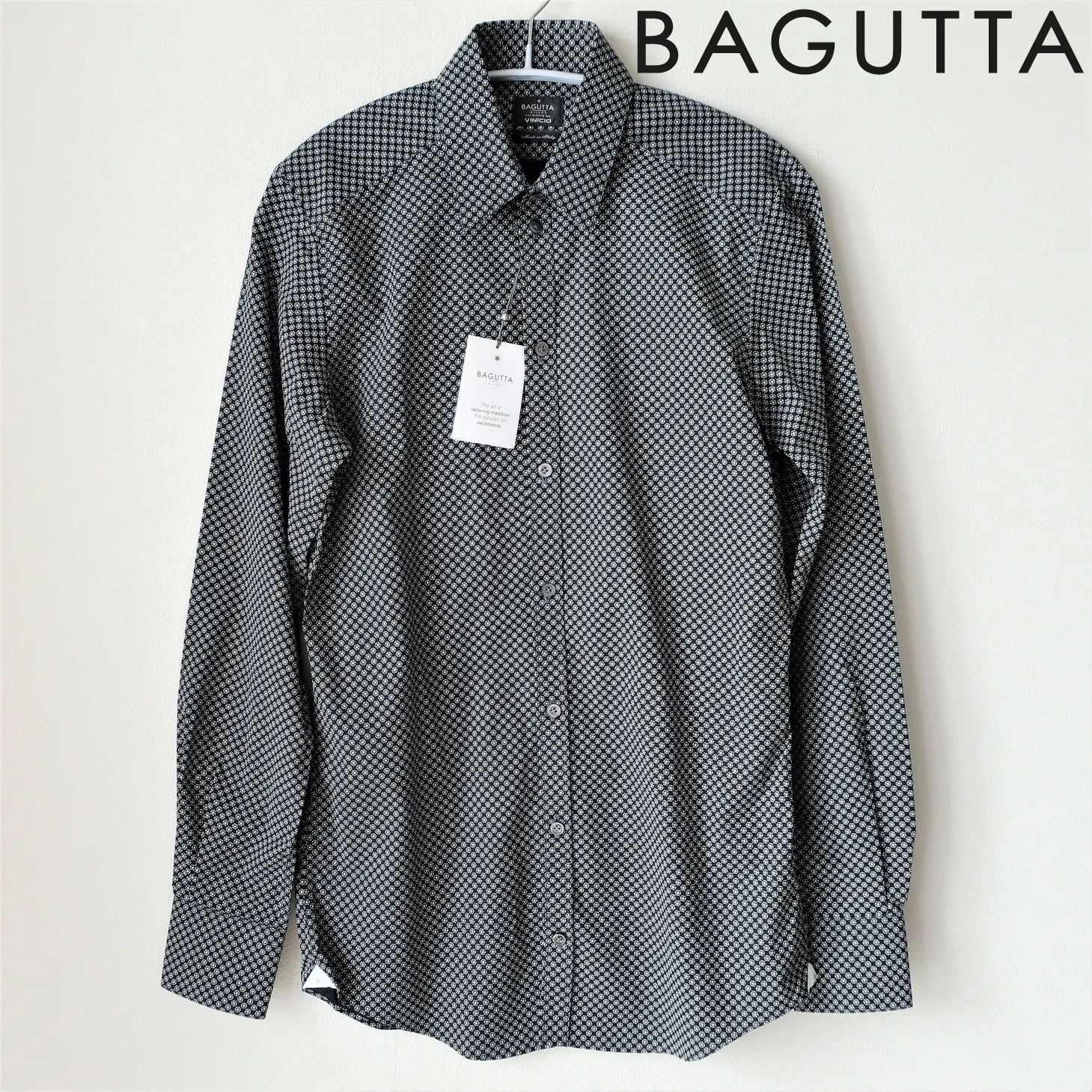 BAGUTTA  |Dots Long Sleeves Cotton Shirts