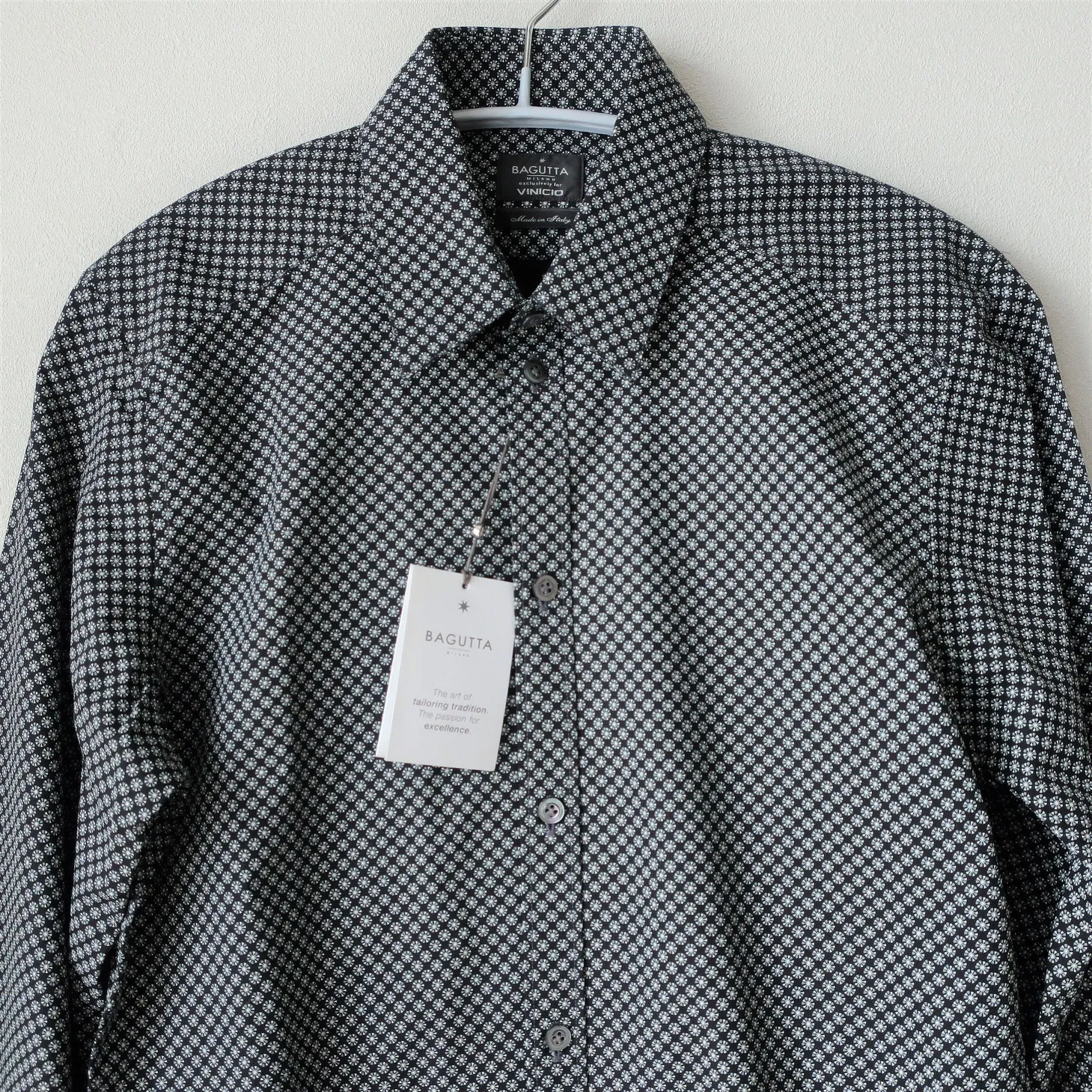 BAGUTTA  |Dots Long Sleeves Cotton Shirts