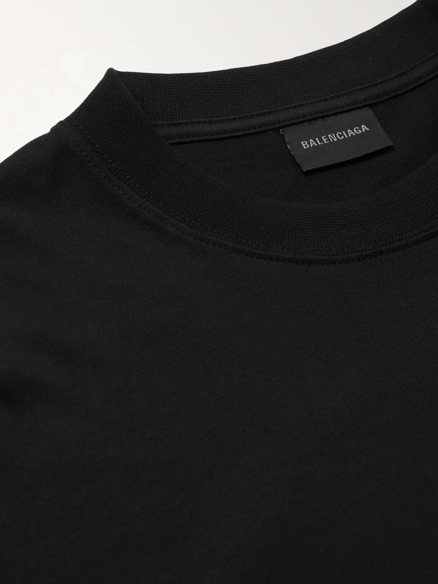 BALENCIAGA  |Crew Neck Pullovers Street Style Plain Cotton Short Sleeves