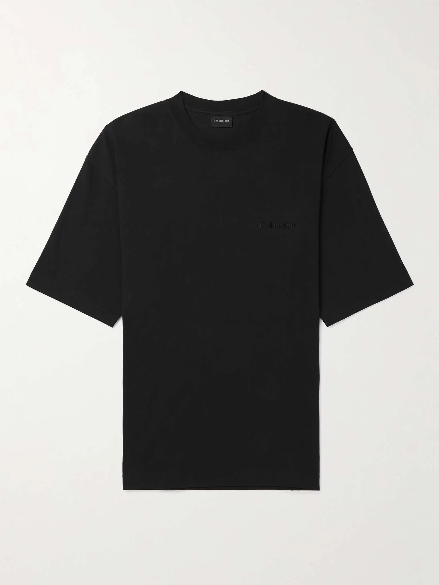 BALENCIAGA  |Crew Neck Pullovers Street Style Plain Cotton Short Sleeves