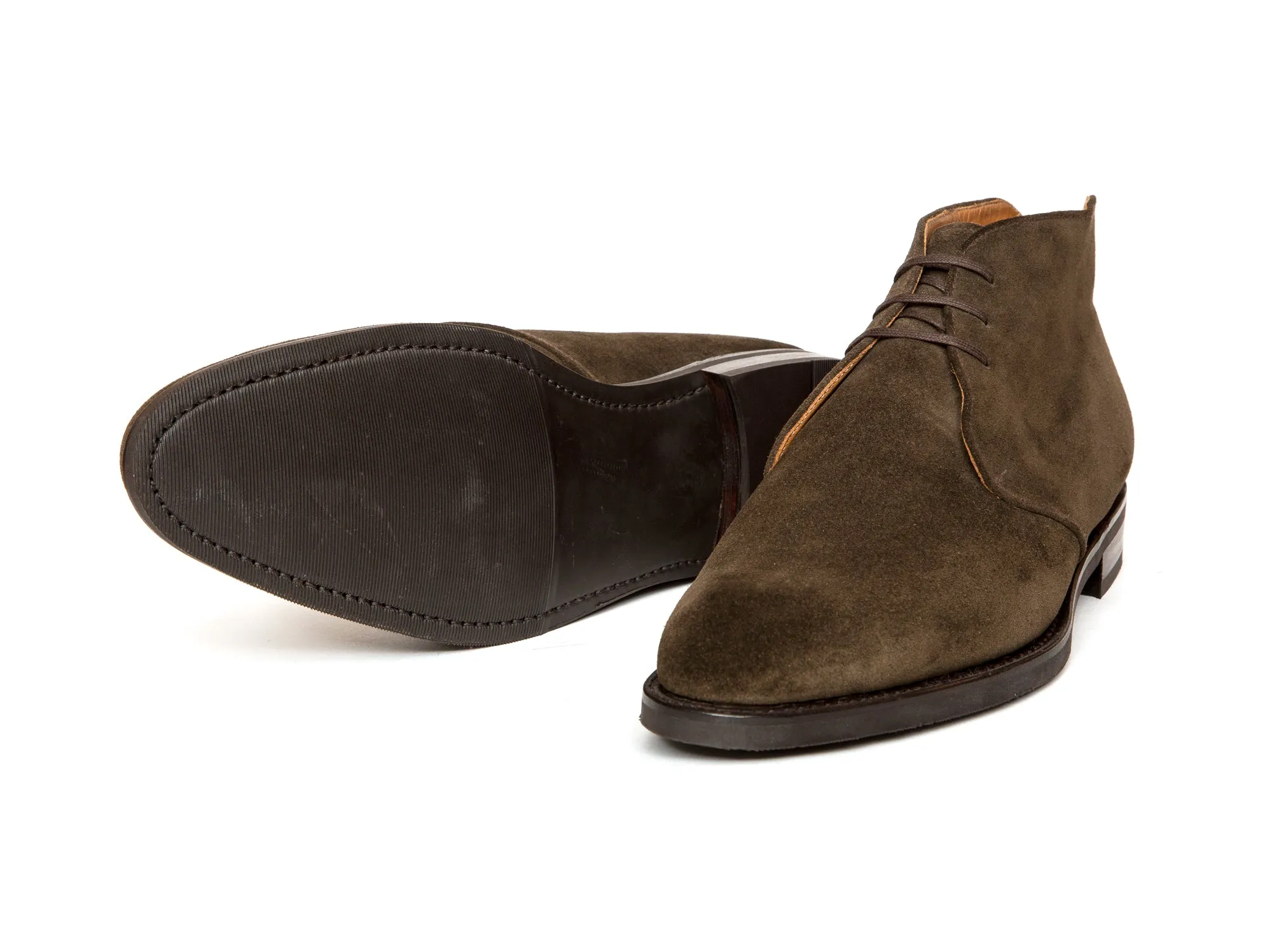 Ballard - MTO - Moss Suede - NGT Last - City Rubber Sole