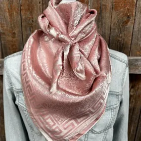 Blush Jacquard Wild Rag