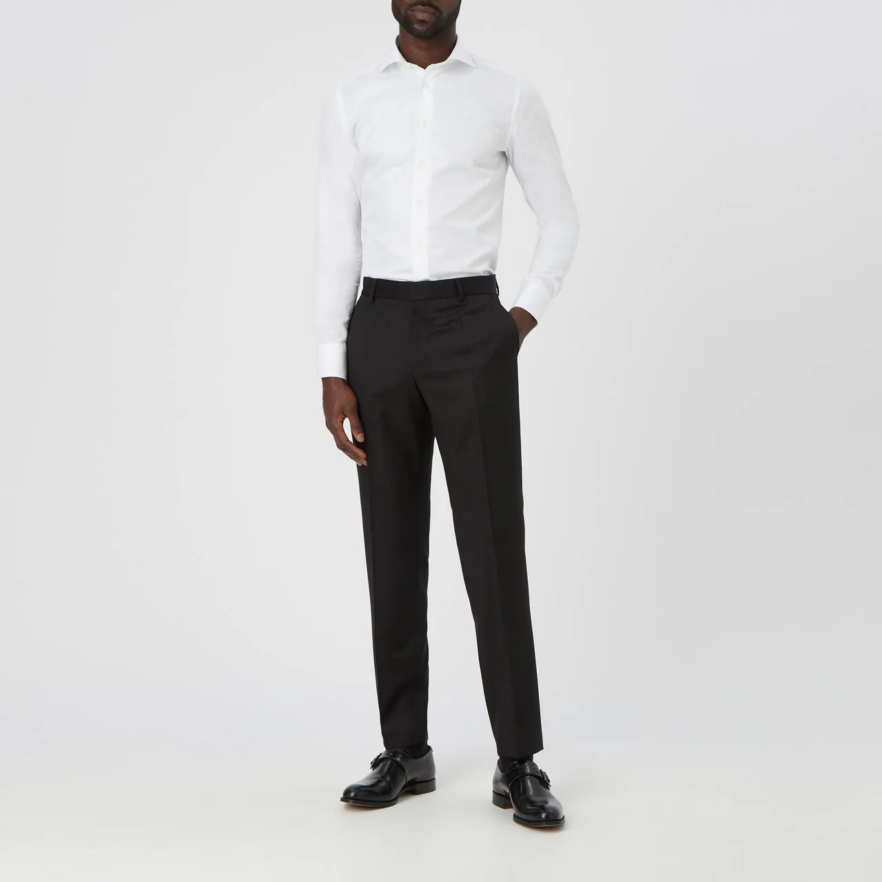 BOSS Genius Slim Suit Trousers - Black