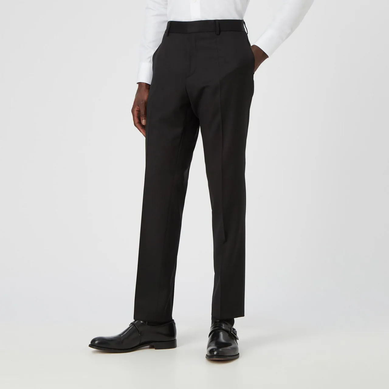 BOSS Genius Slim Suit Trousers - Black