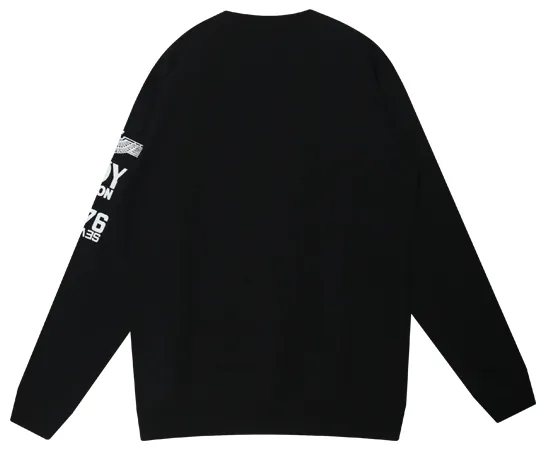 BOY LONDON  |Unisex Street Style U-Neck Long Sleeves Plain Cotton