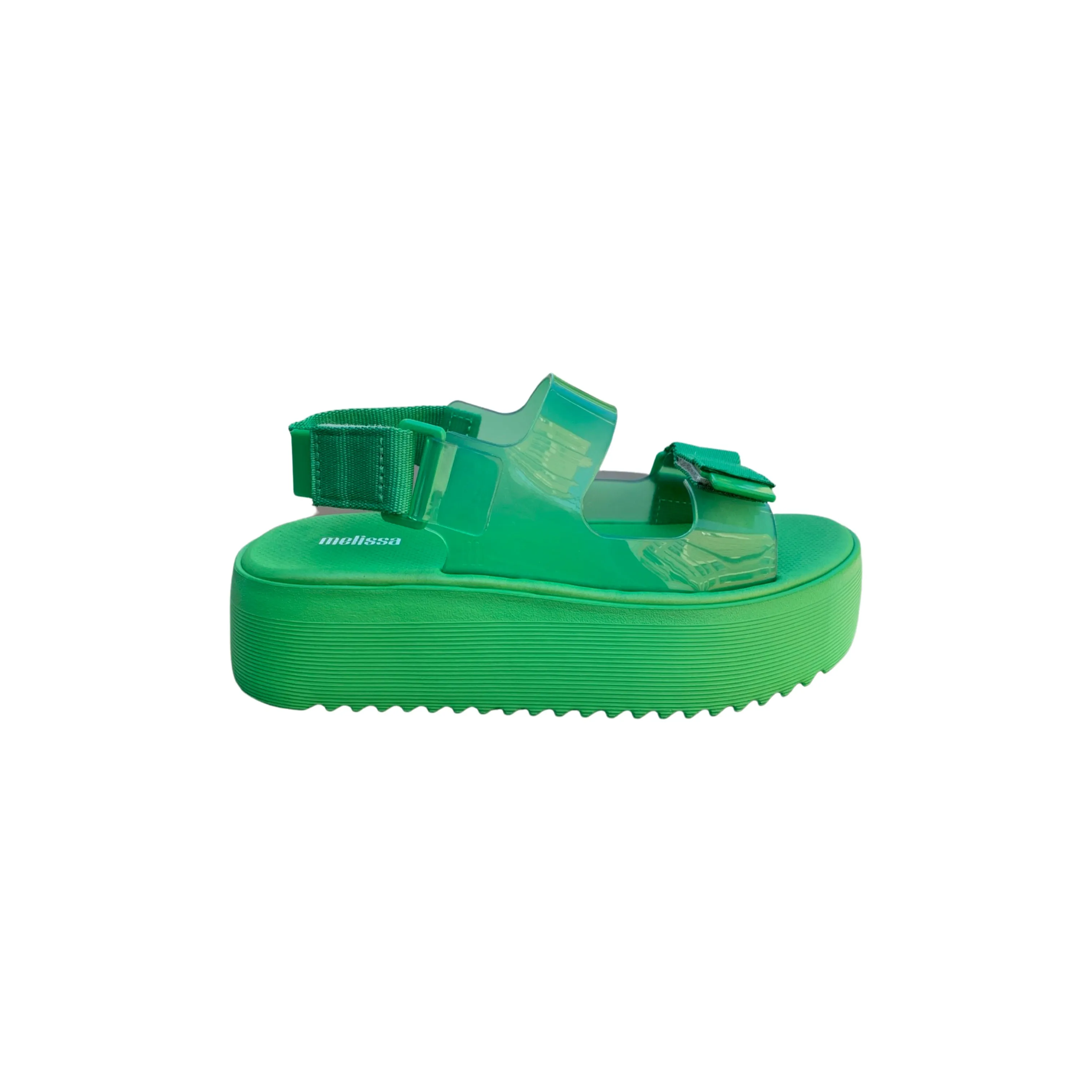 Brave Papete Platform Green Sandal