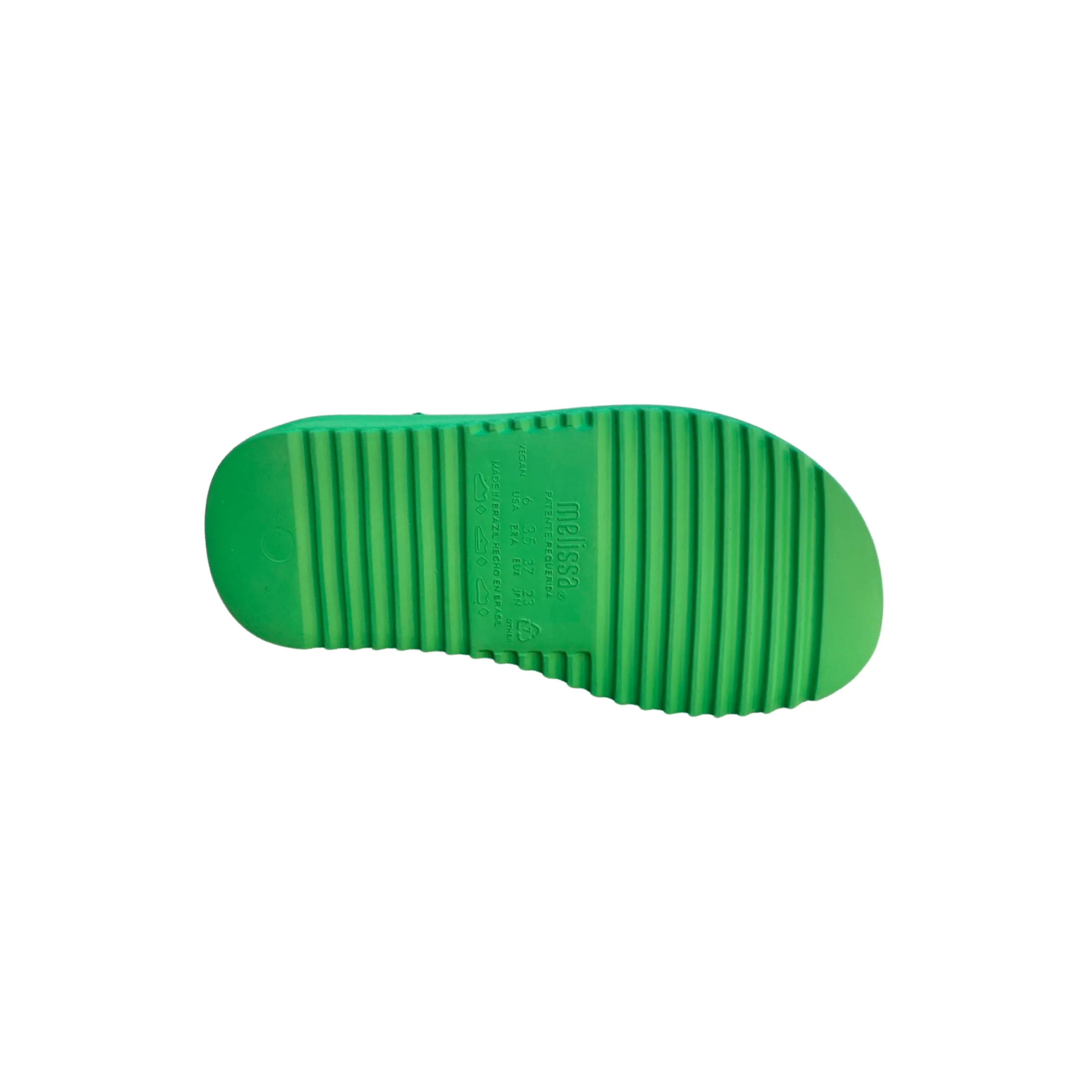 Brave Papete Platform Green Sandal