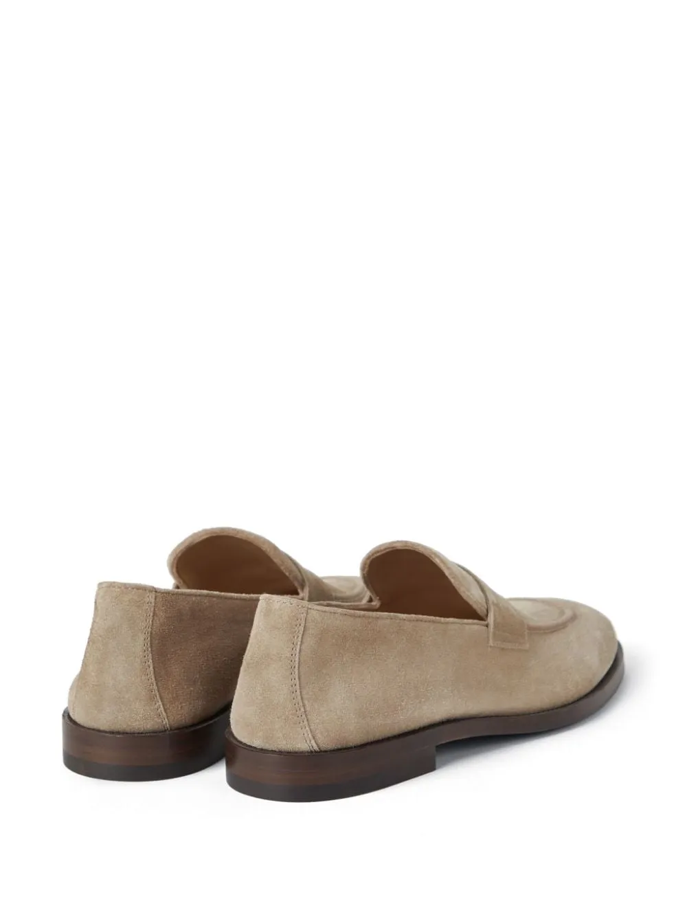 Brunello Cucinelli - Mocassins en daim