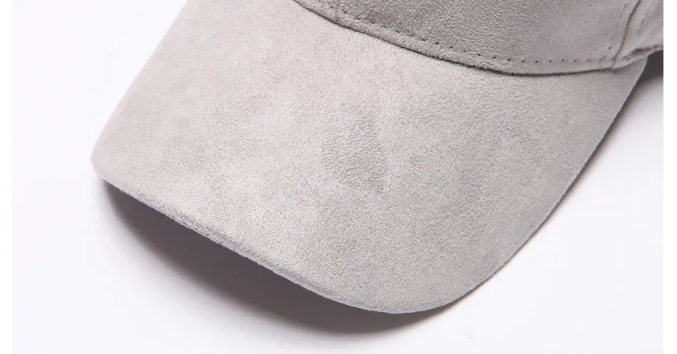 Bunny Suede Baseball Cap