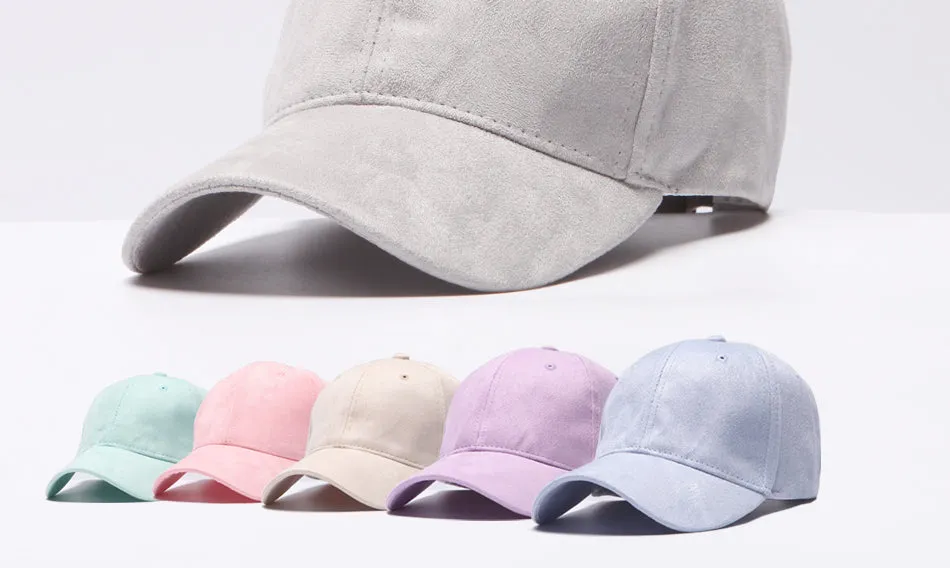 Bunny Suede Baseball Cap