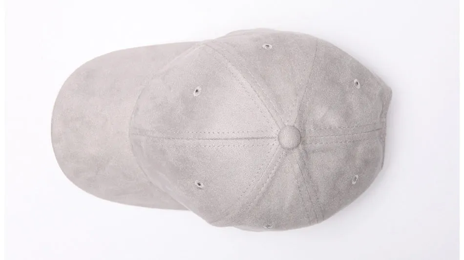 Bunny Suede Baseball Cap