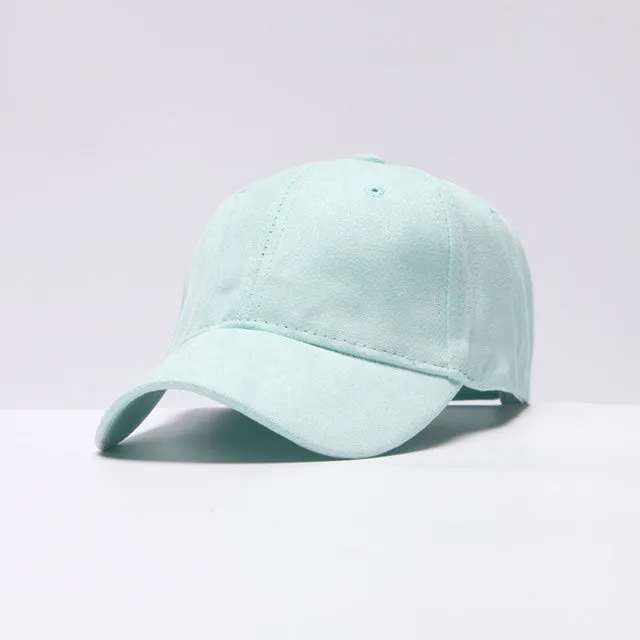 Bunny Suede Baseball Cap