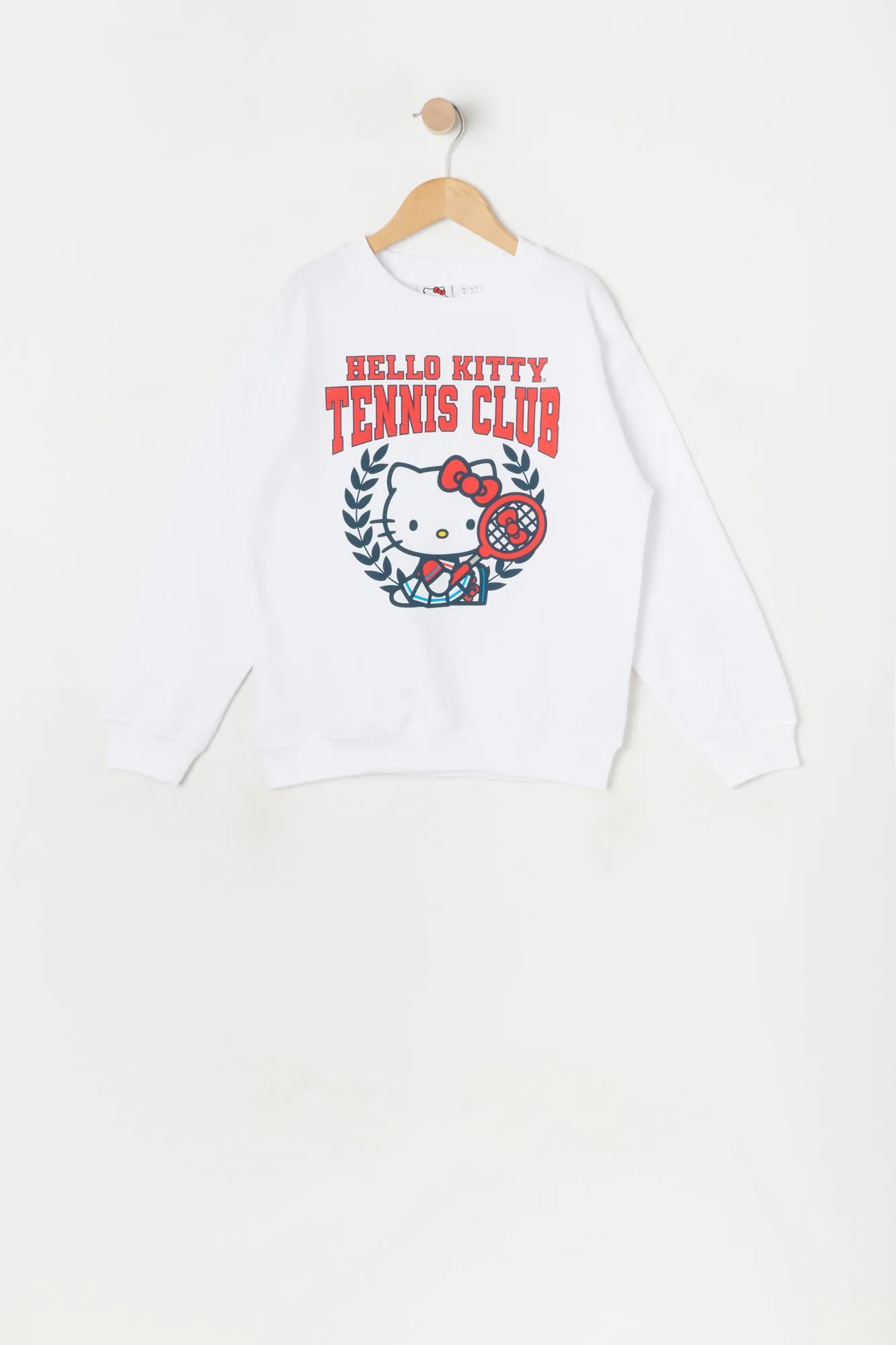 Chandail en molleton à imprimé Hello Kitty Tennis Club pour fille