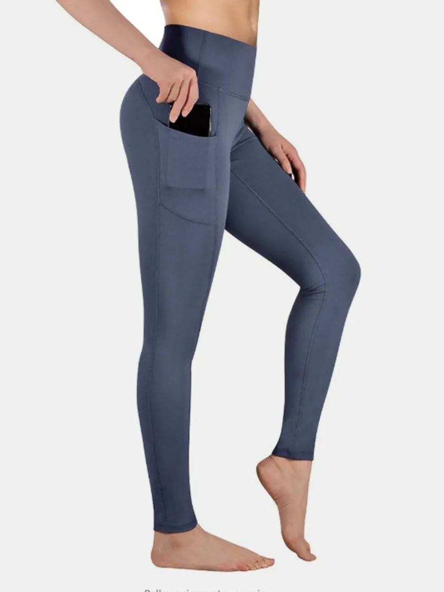 Charcoal Scrunch Bum Pocket Leggings