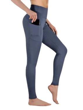 Charcoal Scrunch Bum Pocket Leggings