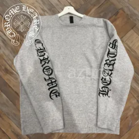 CHROME HEARTS  |Crew Neck Pullovers Unisex Street Style Long Sleeves Plain