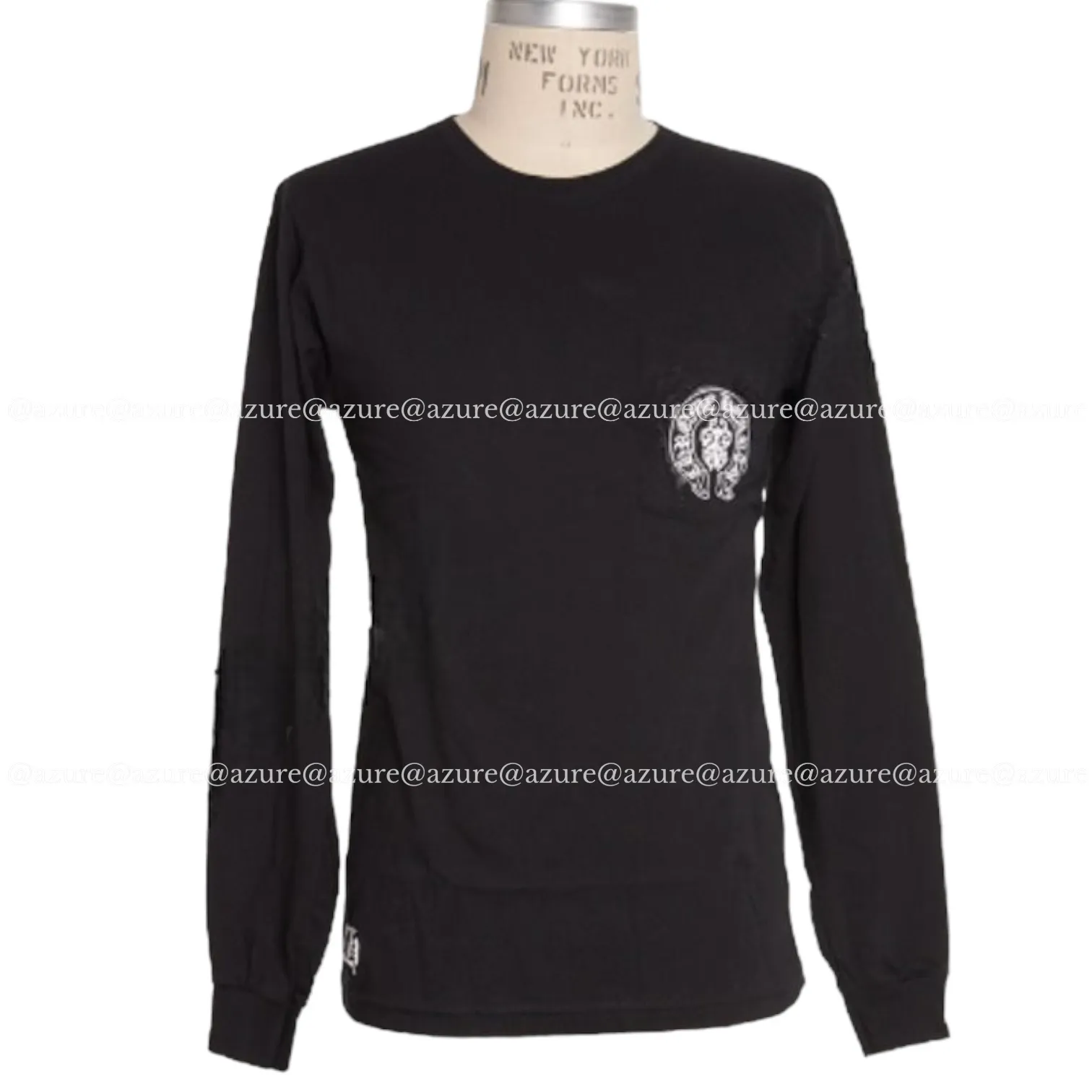 CHROME HEARTS  |Crew Neck Street Style Long Sleeves Plain