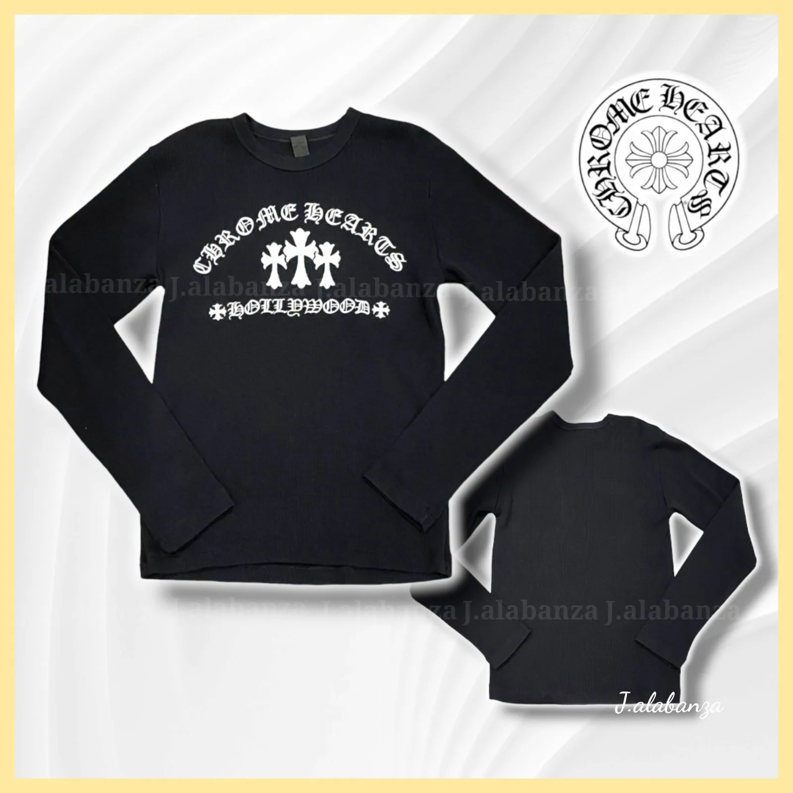 CHROME HEARTS  |Long Sleeves Logo Sweatshirts