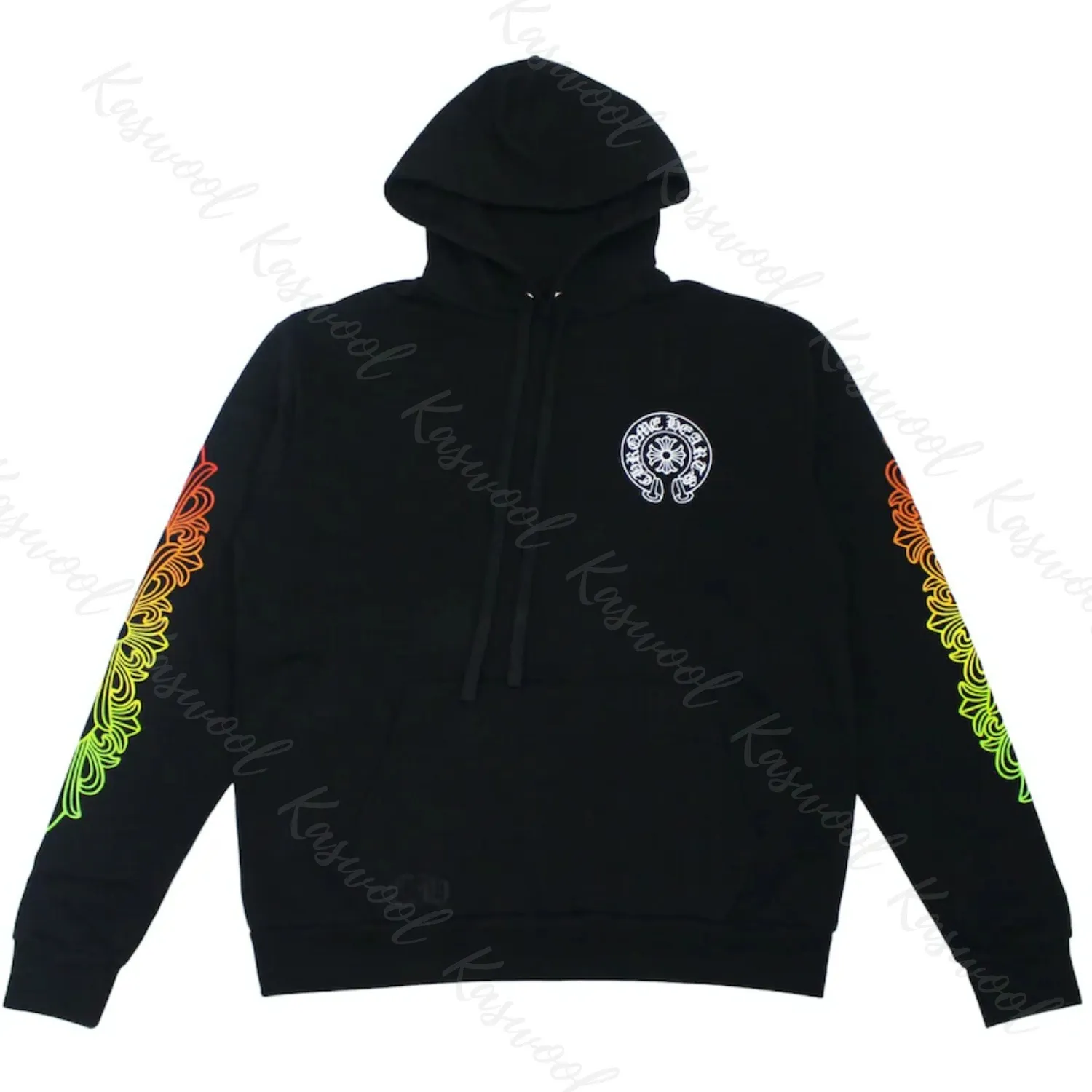 CHROME HEARTS  |Pullovers Unisex Street Style Long Sleeves Plain Cotton