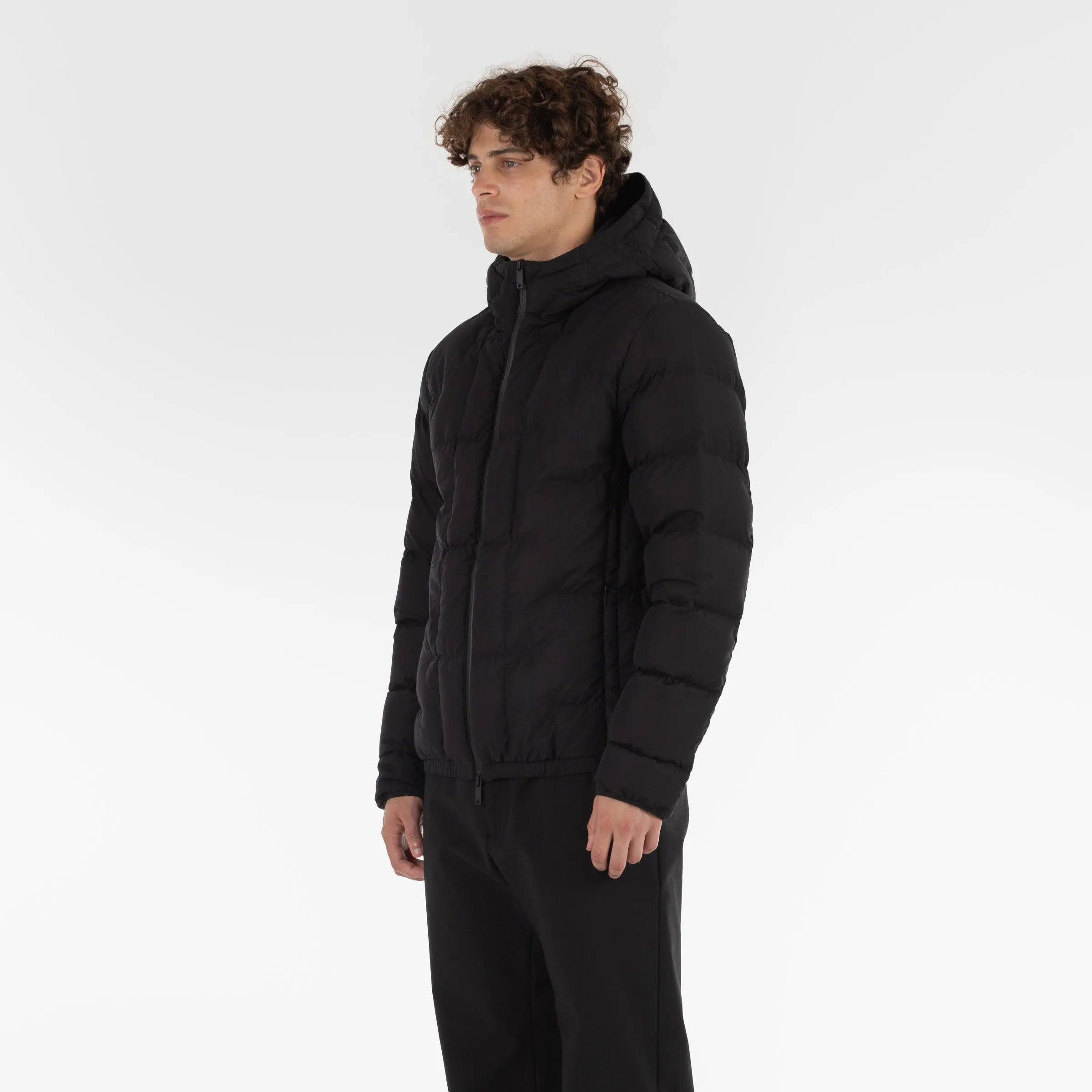 COTTON POP DOWN JACKET / NERO