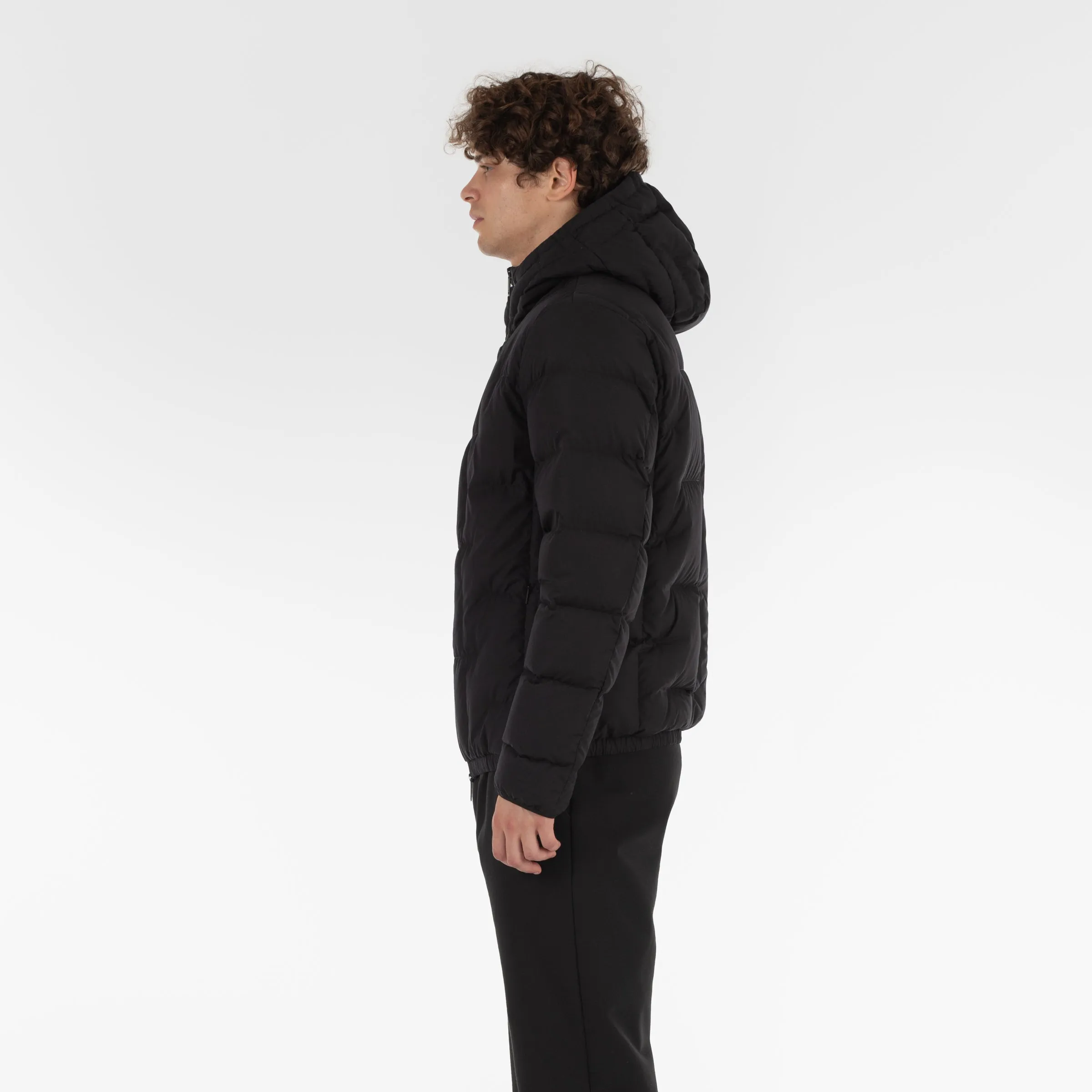 COTTON POP DOWN JACKET / NERO