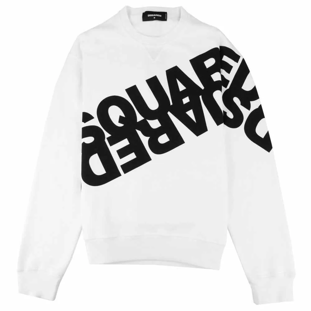 D SQUARED2  |Crew Neck Pullovers Unisex Street Style Long Sleeves Plain