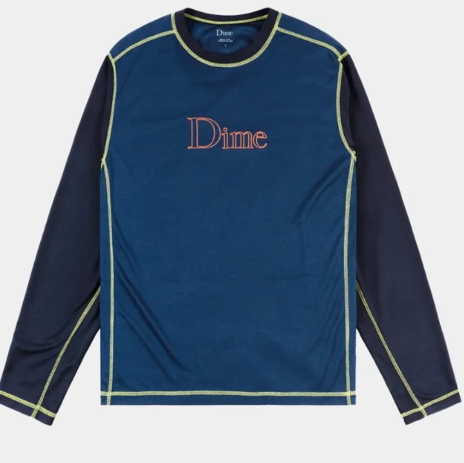 Dime  |Crew Neck Unisex Long Sleeves Plain Long Sleeve T-shirt Logo