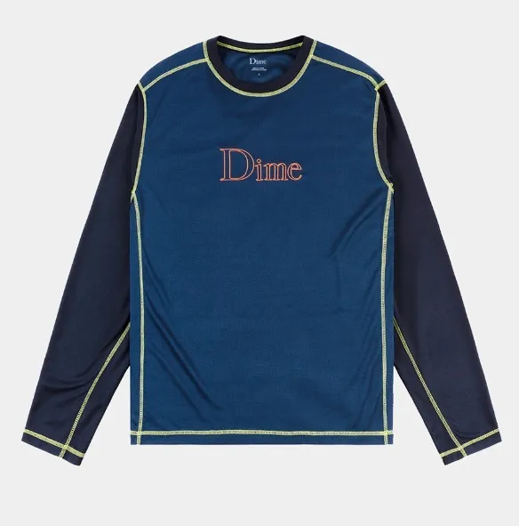 Dime  |Crew Neck Unisex Long Sleeves Plain Long Sleeve T-shirt Logo