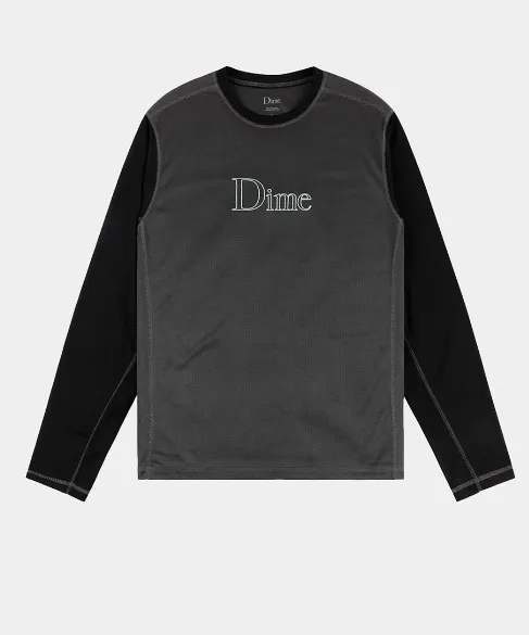 Dime  |Crew Neck Unisex Long Sleeves Plain Long Sleeve T-shirt Logo