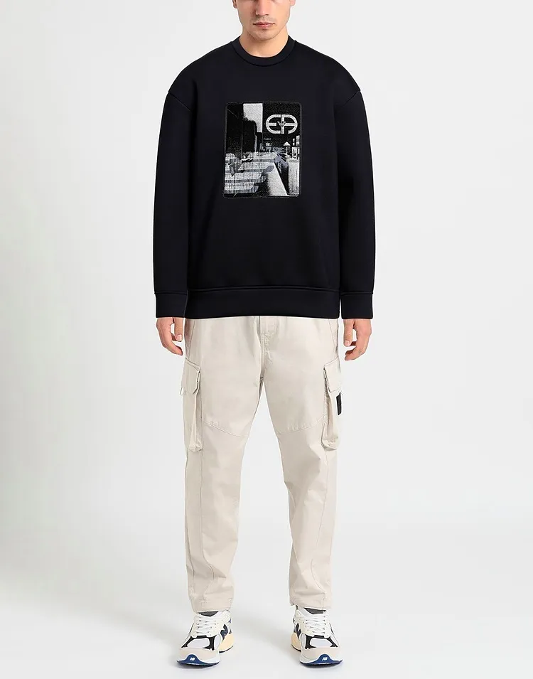 EMPORIO ARMANI  |Long Sleeves Logo Sweatshirts