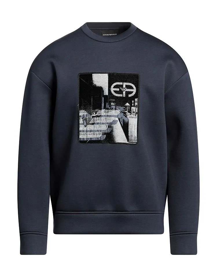 EMPORIO ARMANI  |Long Sleeves Logo Sweatshirts