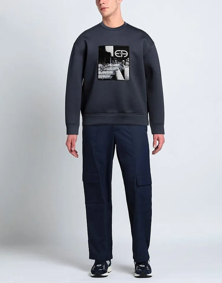 EMPORIO ARMANI  |Long Sleeves Logo Sweatshirts